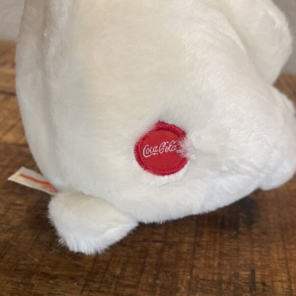 Coca Cola Polar Bear Plush Toy Stuffed Animal Christmas Collectibles 6" - Picture 6 of 8